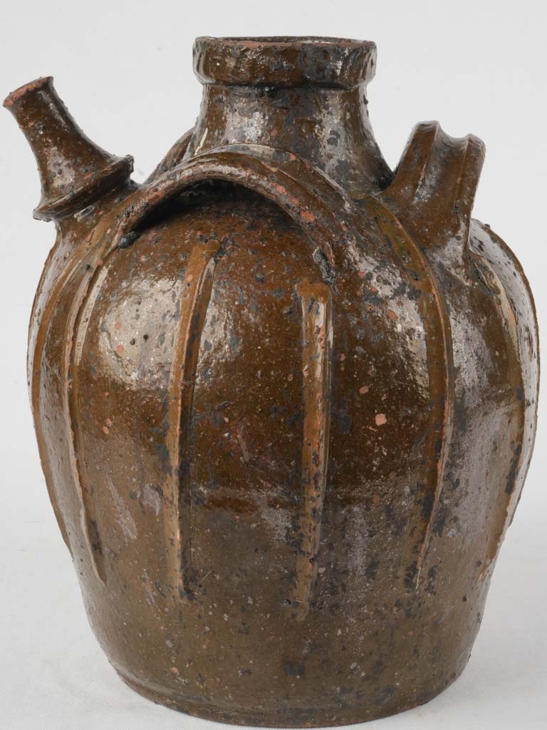 19th-century handcrafted French container  
