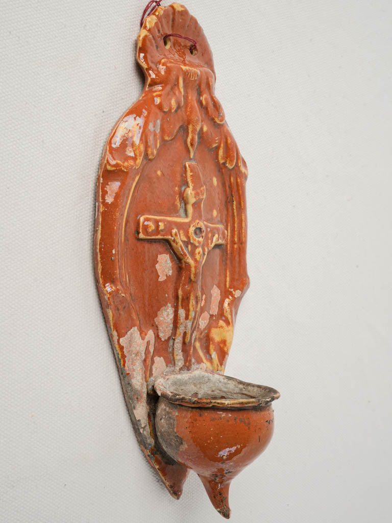 Handcrafted ecclesiastical ceramic relic