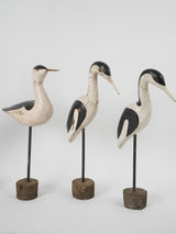 Handcrafted Black and White Seabirds