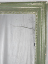 Louis XVI mirror w/ green frame - 33"