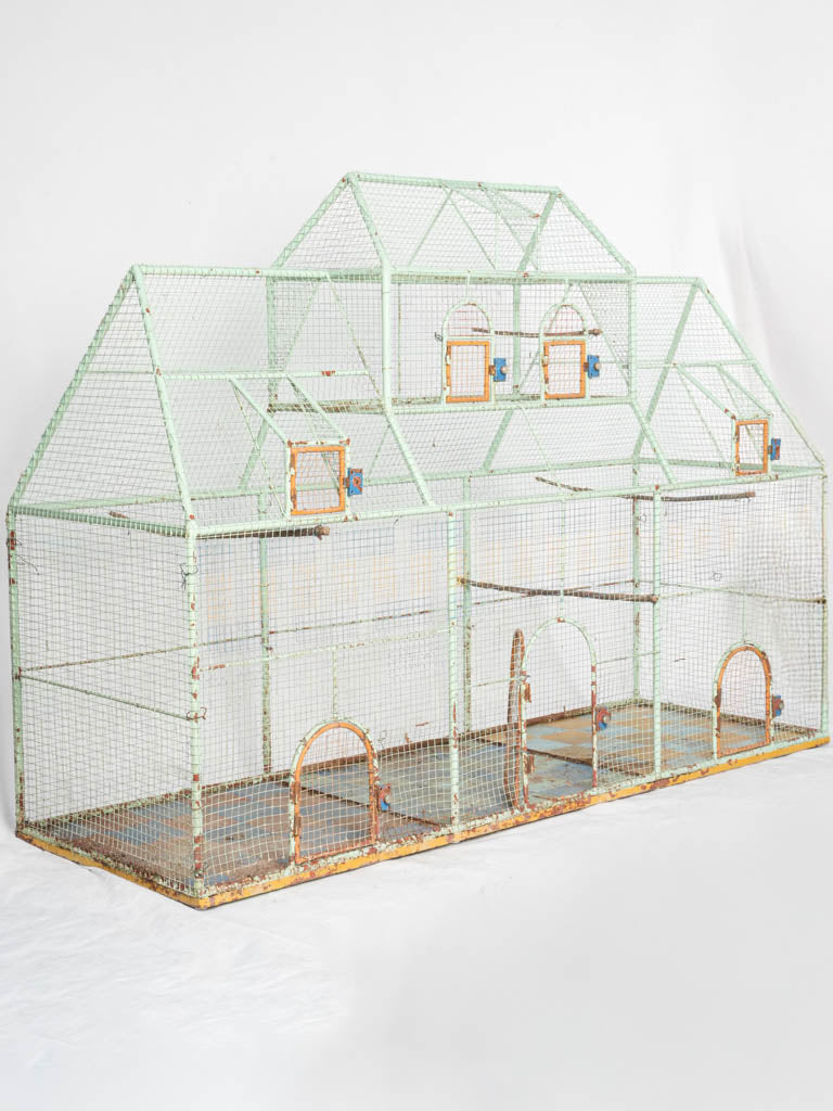 Whimsical vintage French birdcage