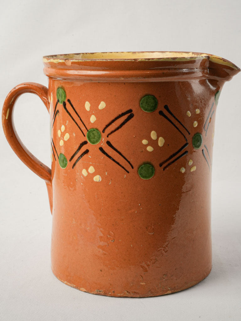 Historical French rustic home jug  