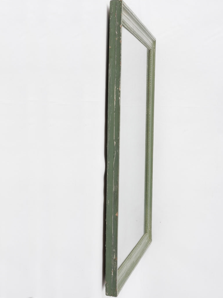 Louis XVI mirror w/ green frame - 33"