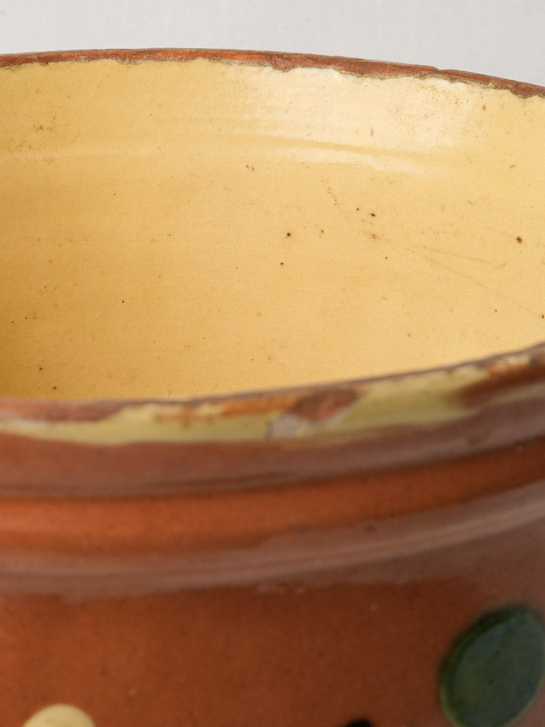 Unique earth-toned kitchenware jug  