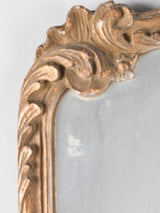 Antique French crested mantle mirror - 47¼"