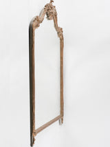 Antique French crested mantle mirror - 47¼"