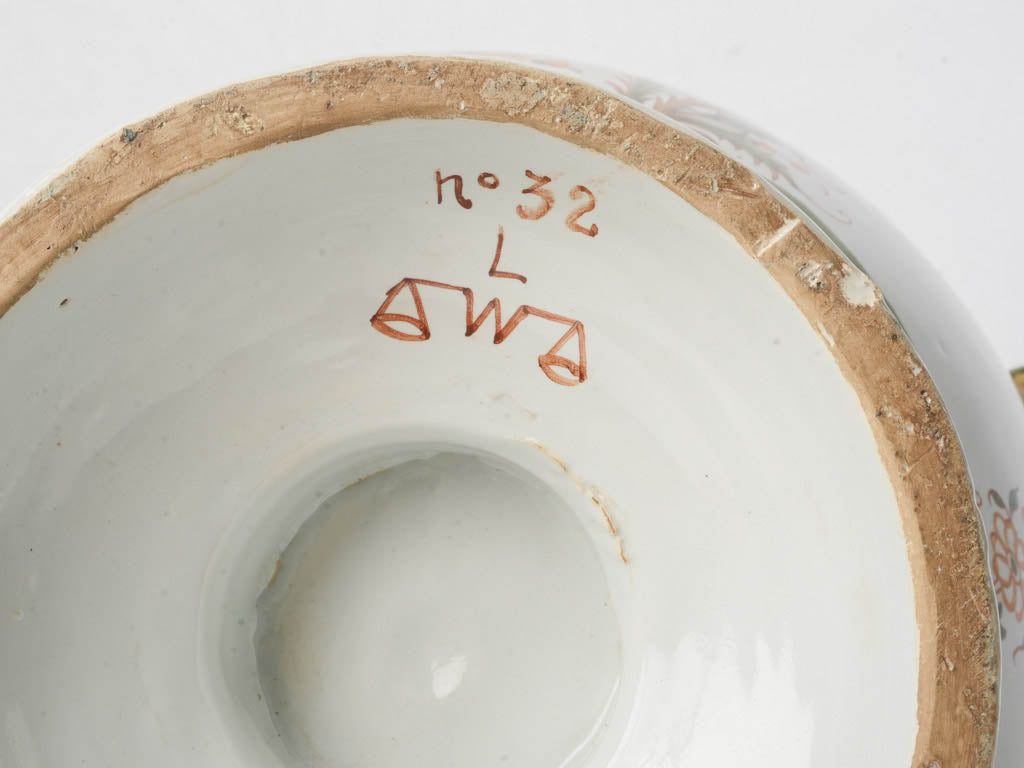 Mid-20th-Century Renaissance-Style Apothecary Jar w/ Serpent Handles - 18"