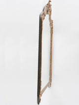 Antique French crested mantle mirror - 47¼"
