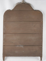 Antique French crested mantle mirror - 47¼"