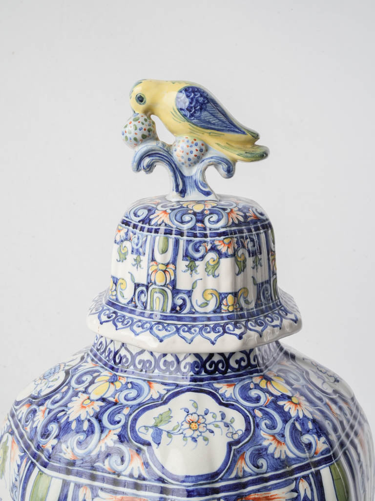 Detailed mid-century sculptural apothecary jar  