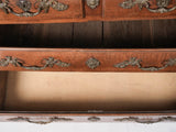Antique French walnut commode - 30¼"