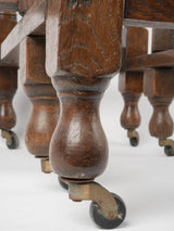Vintage casters mid-nineteenth century table