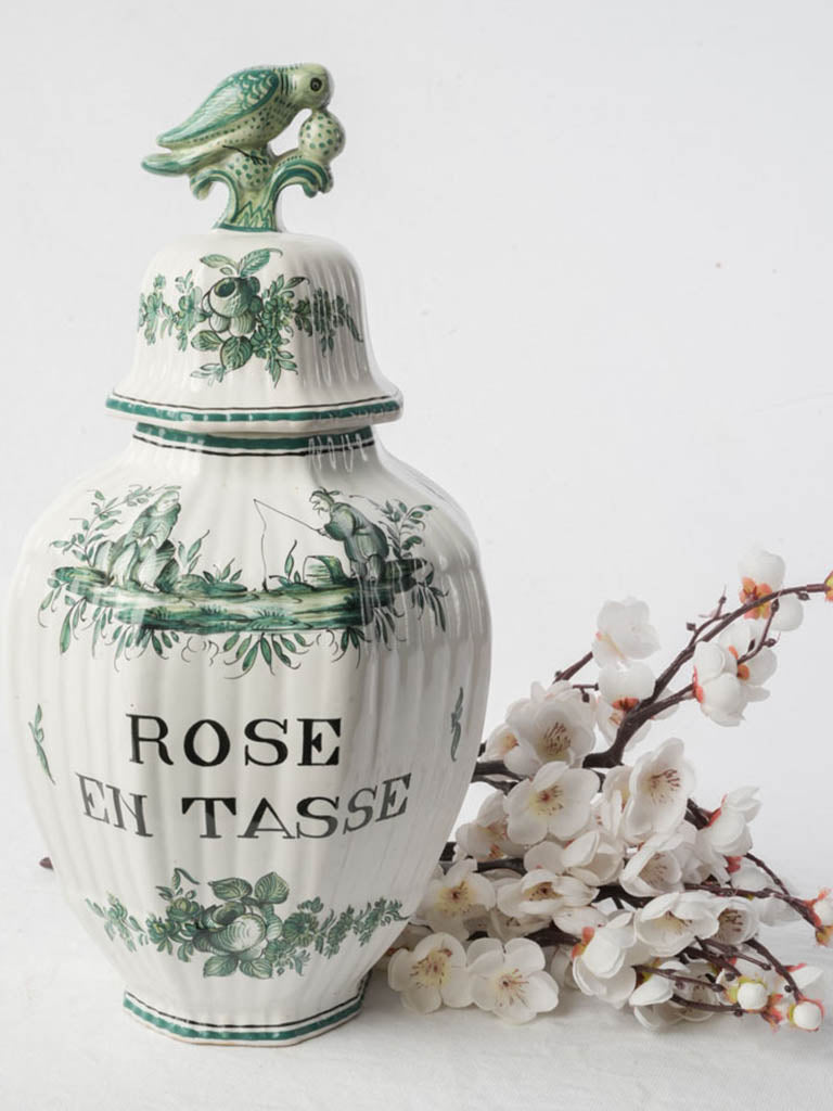 Antique decorative chinoiserie vessel  