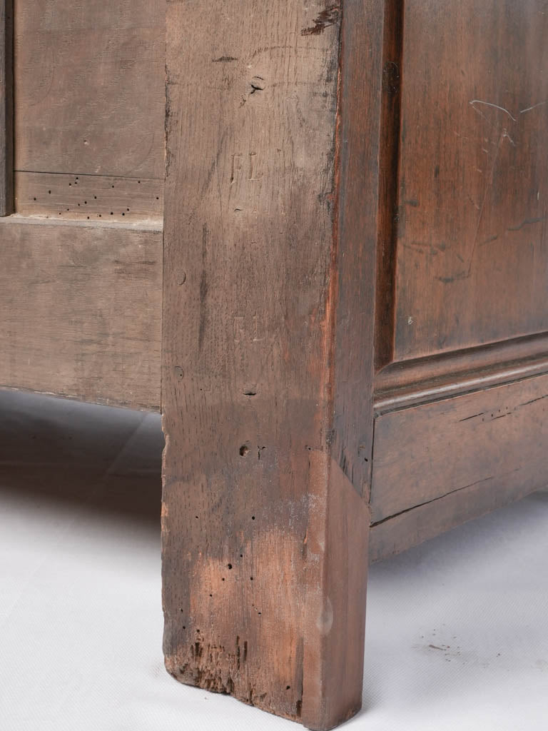 Antique French walnut commode - 30¼"