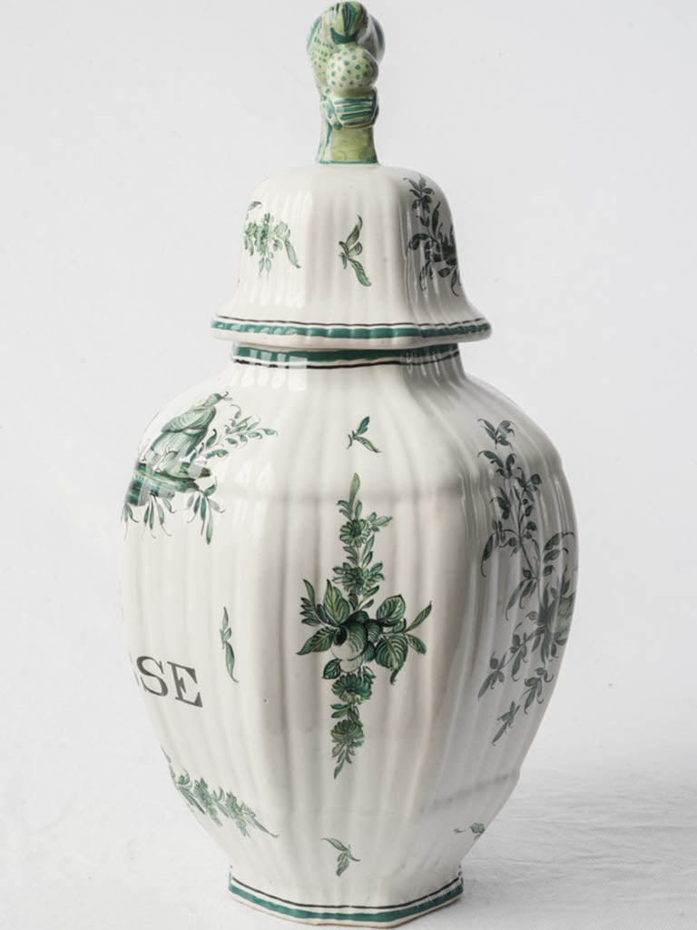 French faïence style decor  