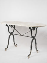 Antique cast iron French garden table