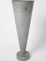 Antique French-made zinc vase