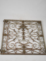 Missing rose detail antique gate