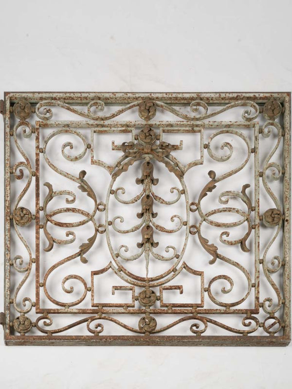 Antique French iron gate salvaged