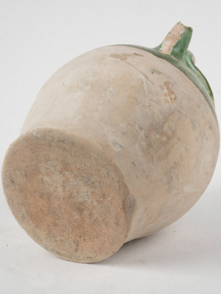 Classic rustic terracotta jug