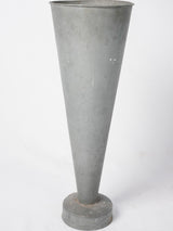 Vintage zinc French florist vase