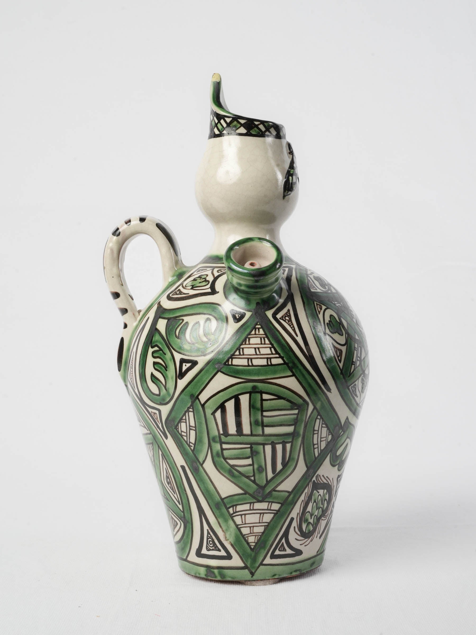 Folk-inspired Spanish ceramic ornament