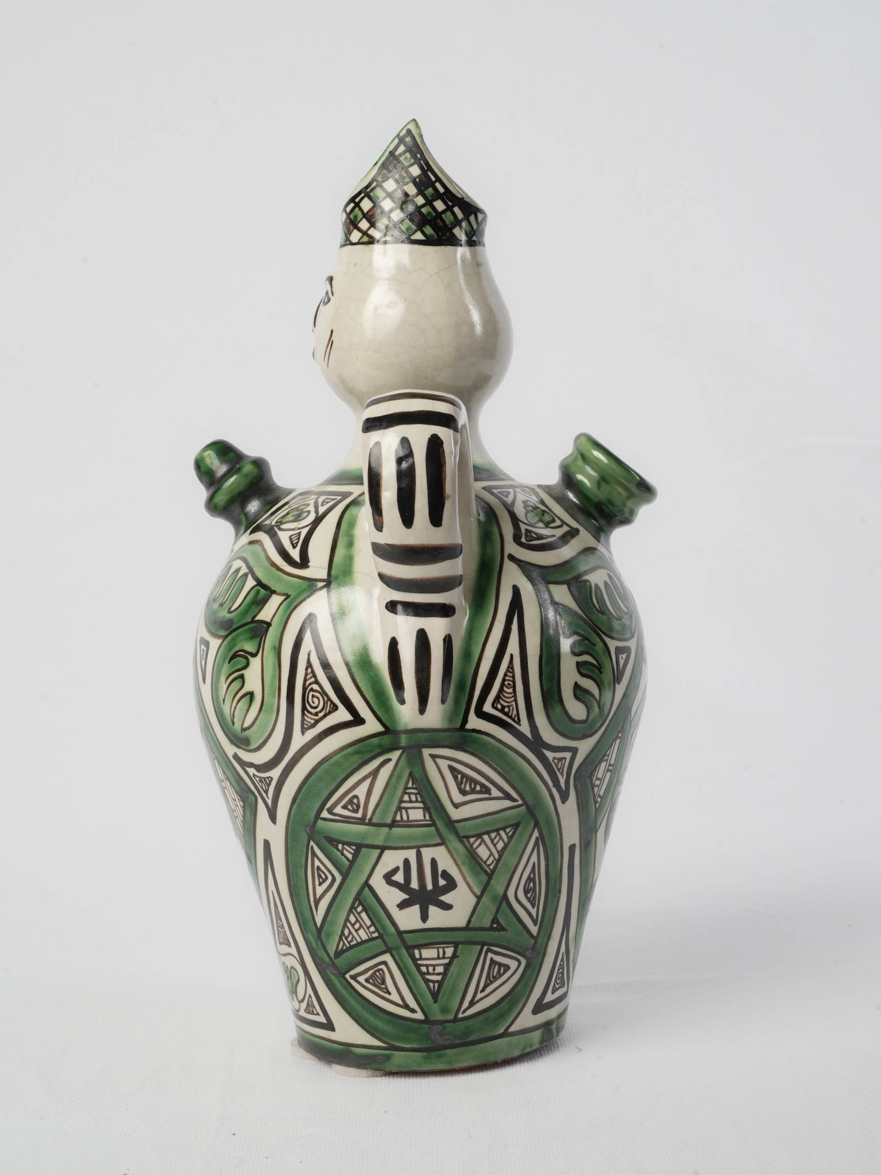 Moorish-influenced ceramic sculpture