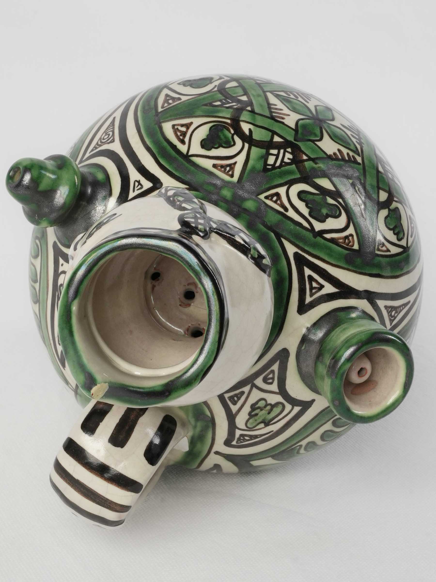 Signed collectible ceramic figure