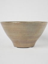 Natural design grey ceramic fruit bowl