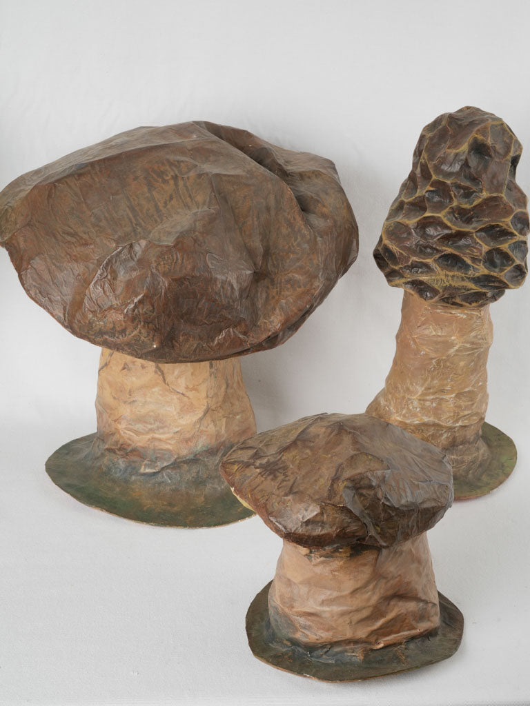 Unique, elegant morel mushroom sculpture