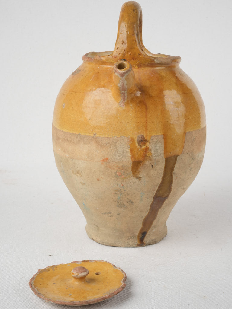 Functional rustic charm ocher ewer