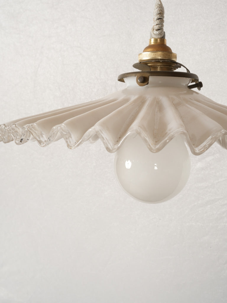 Timeless opaline elegance ceiling light