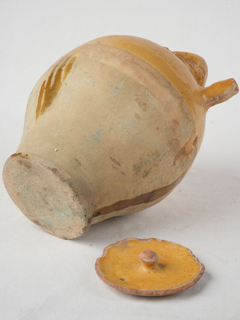 Elegant paired-lid water ewer