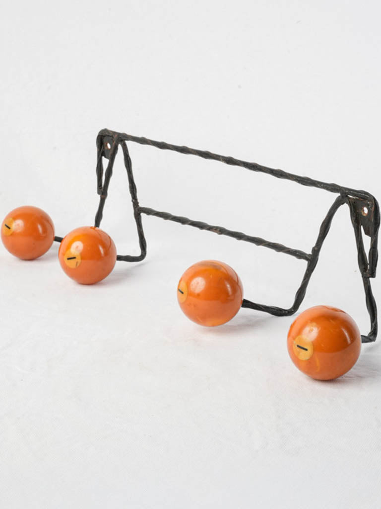 Playful French mid-century coat rack  