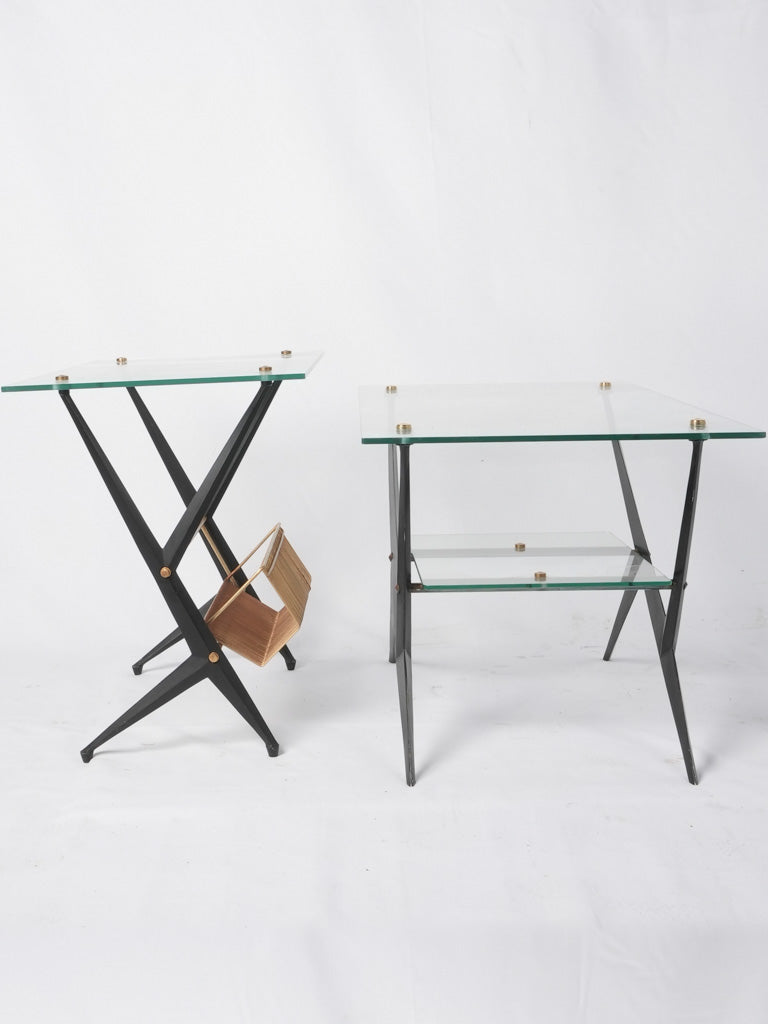 Modern-style glass top coffee tables