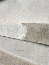 Antique French zinc bathtub - 26½"