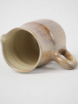 Terracotta French ceramic pitcher