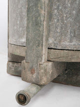 Antique French zinc bathtub - 26½"