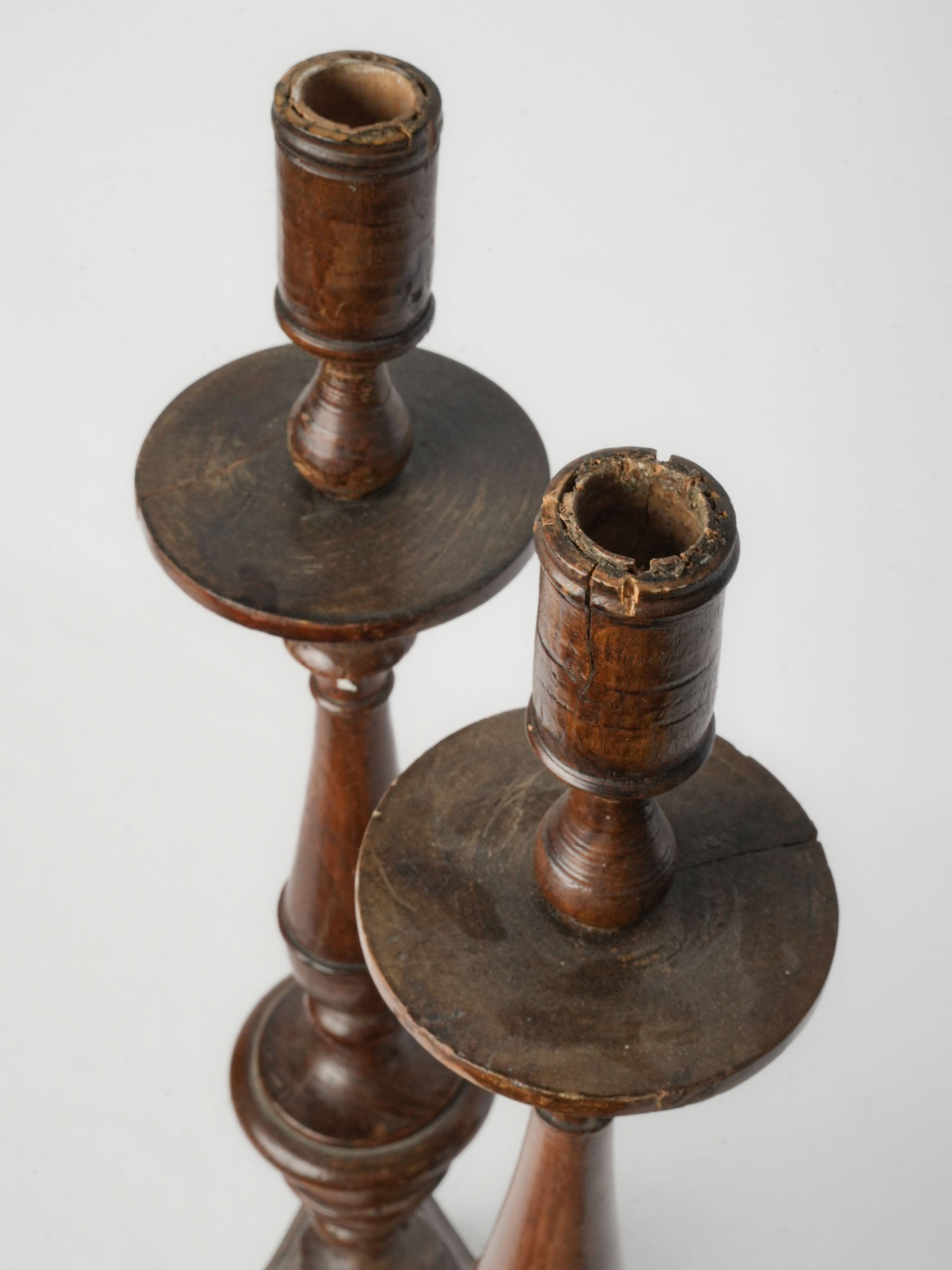 Rich Patina Italian Candlesticks