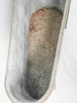 Antique French zinc bathtub - 26½"