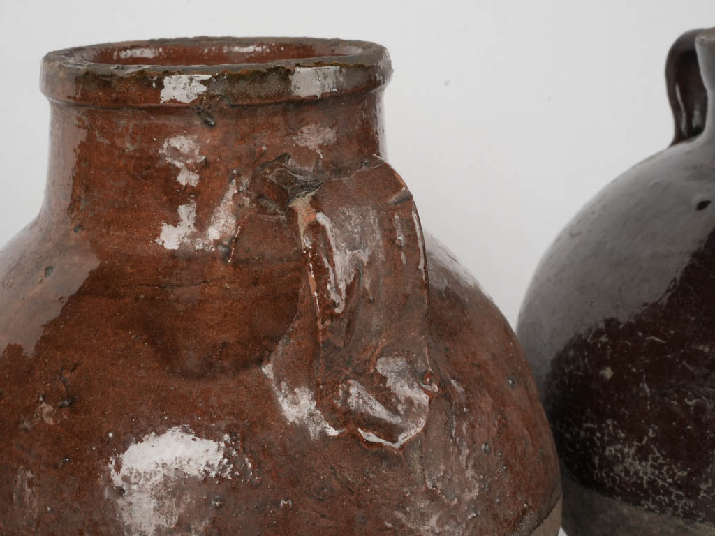 Rare vintage olive storage vessel  