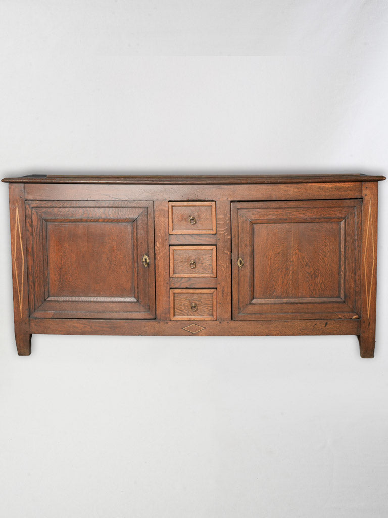 Late 19th Century French  Oak Buffet - 72¾"