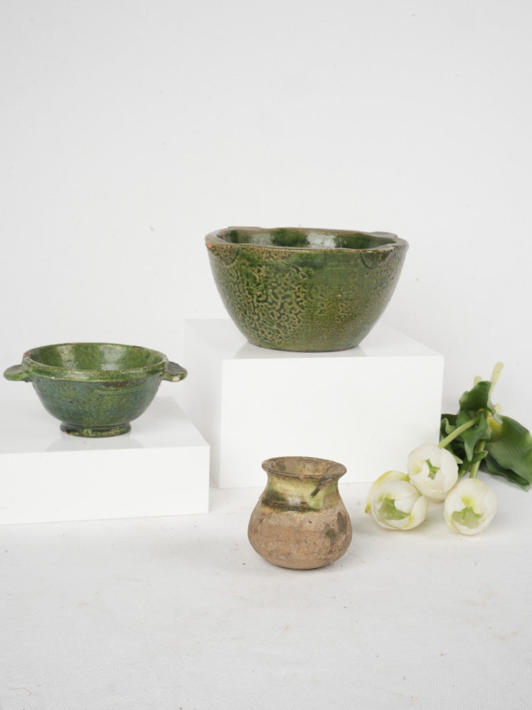 Unique vintage French ceramics set