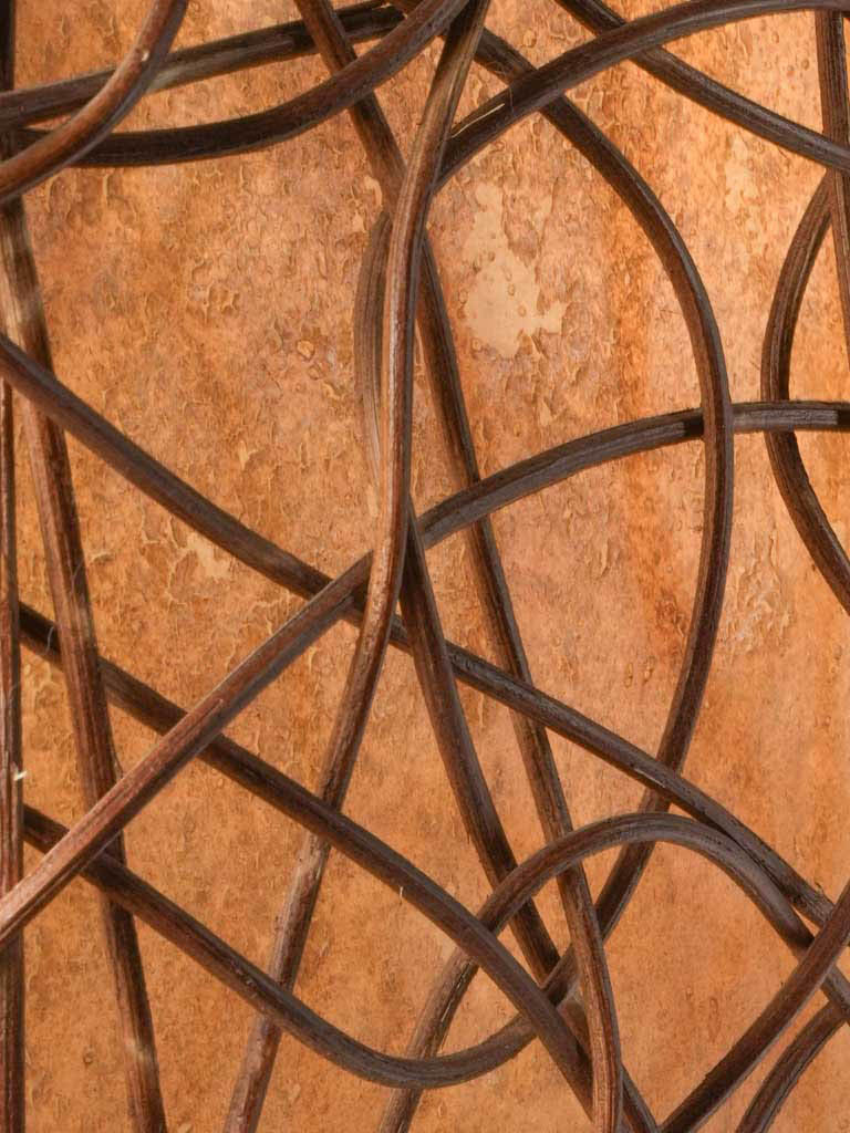 Square wooden plinth lamp  