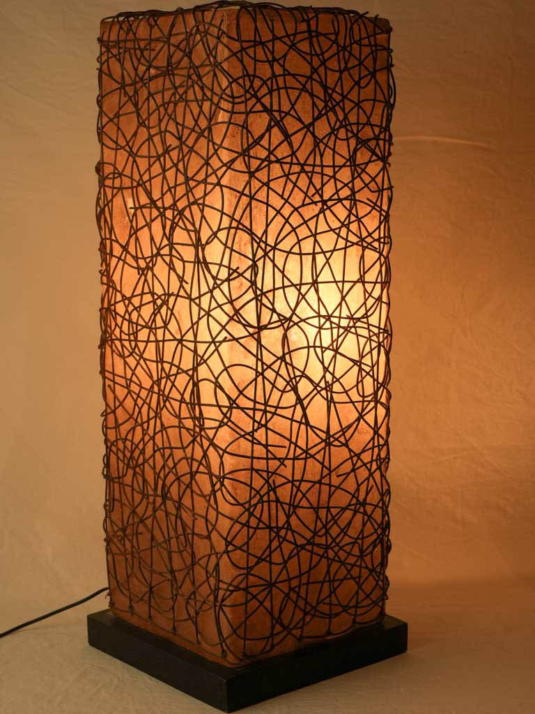 Organic woven rattan lamp  