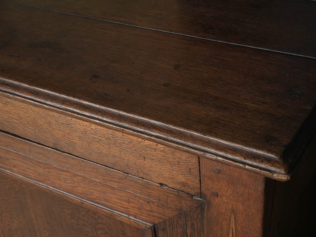 Brass Accented French Credenza