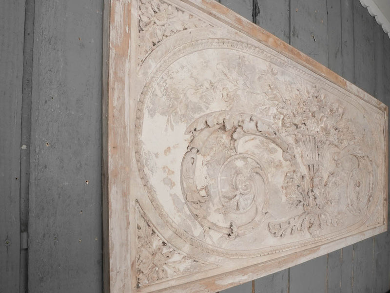 Large salvaged Louis XVI style panel - 56"