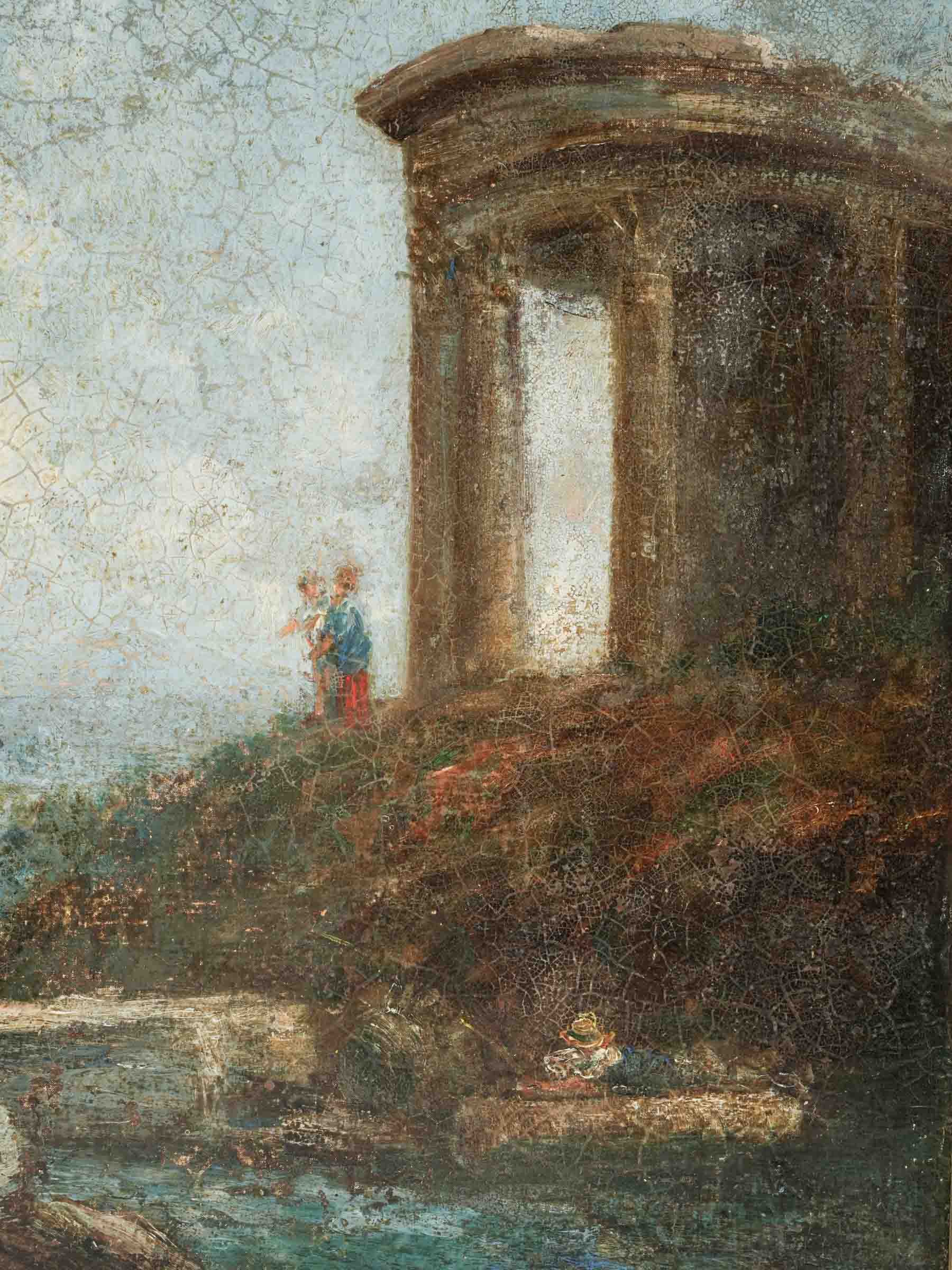 Atmospheric Hubert Robert style art  