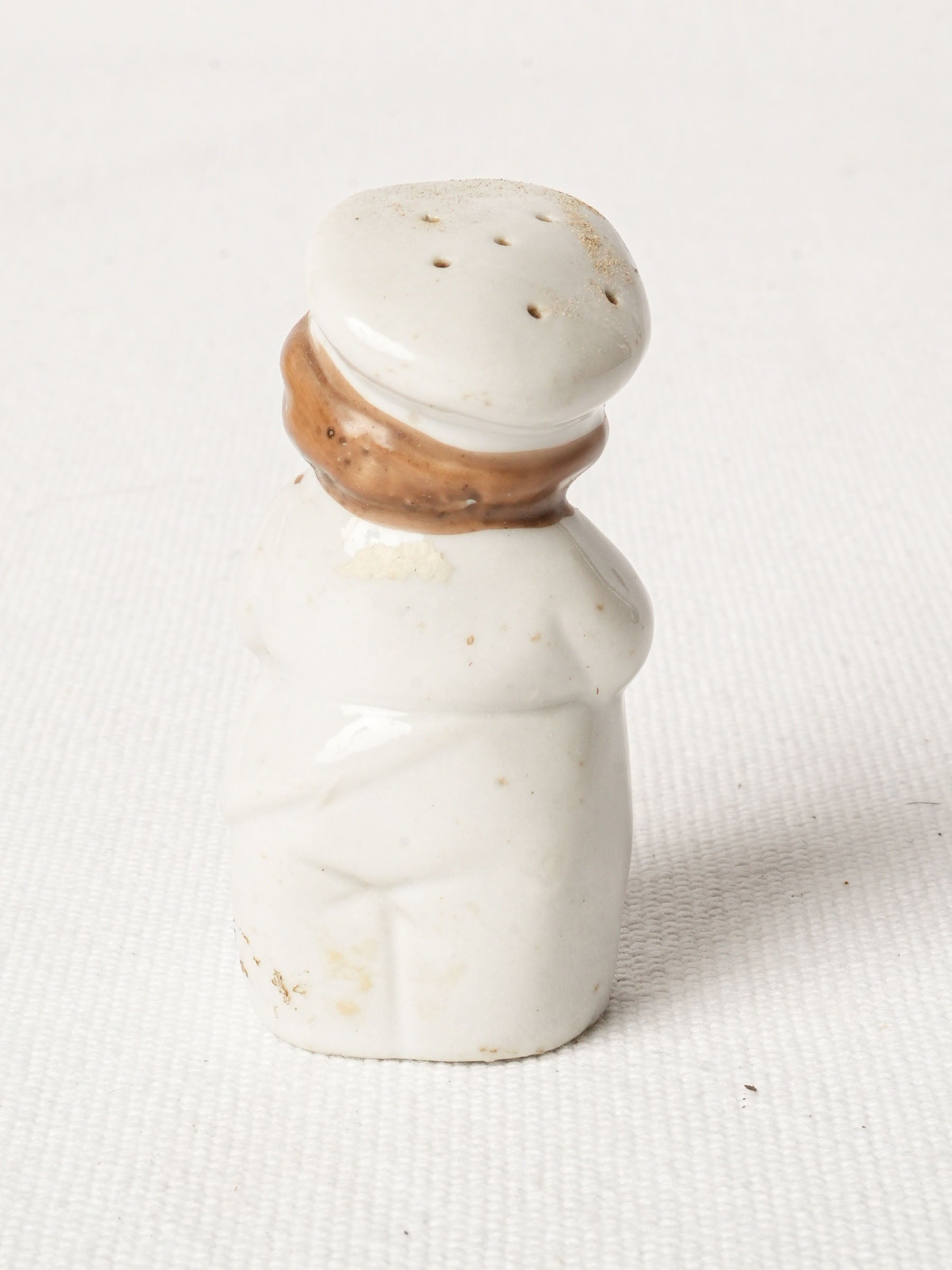 Vintage Ceramic Pepper Shaker - Cook Figurine