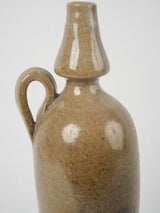 Collectible brown-yellow speckled vase